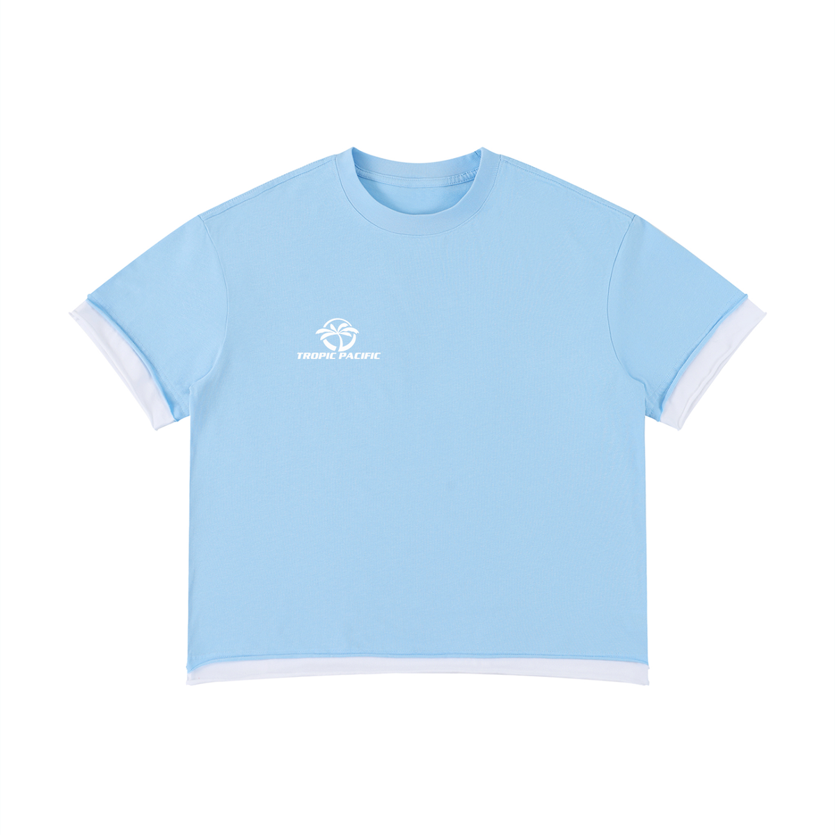Unisex Boxy Color Block T-Shirt