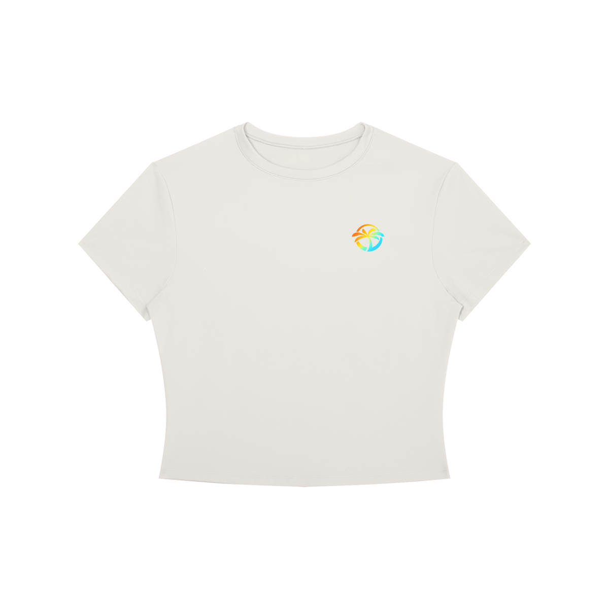 Tropic Pacific Surf Series Women's Crewneck Crop T-Shirt