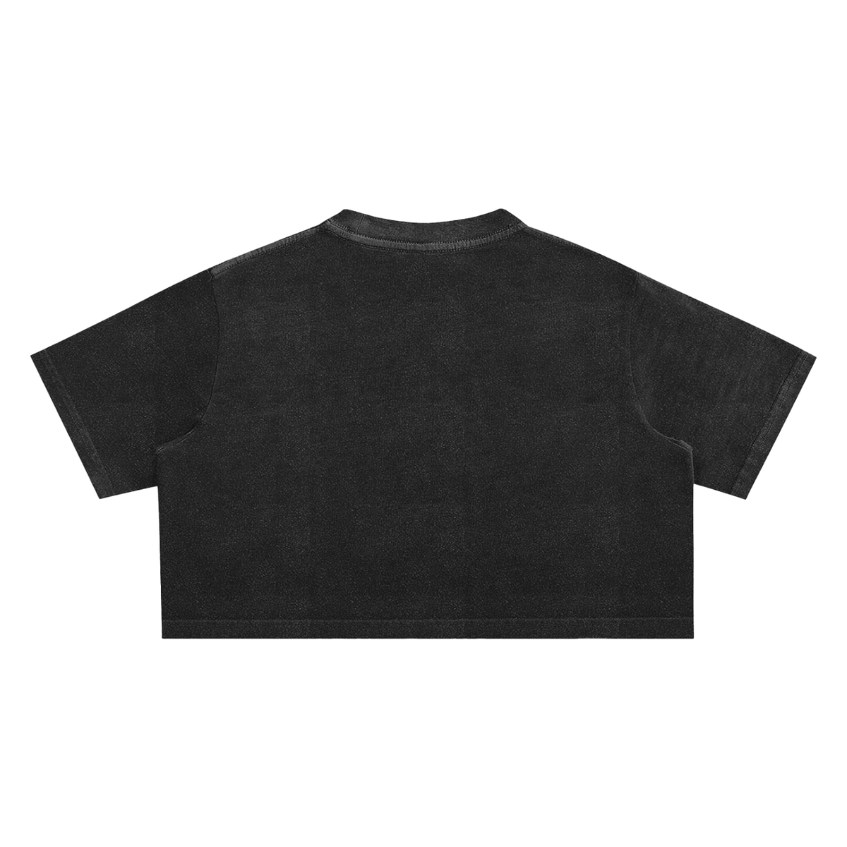 Cal USA Snow Washed Crop Top