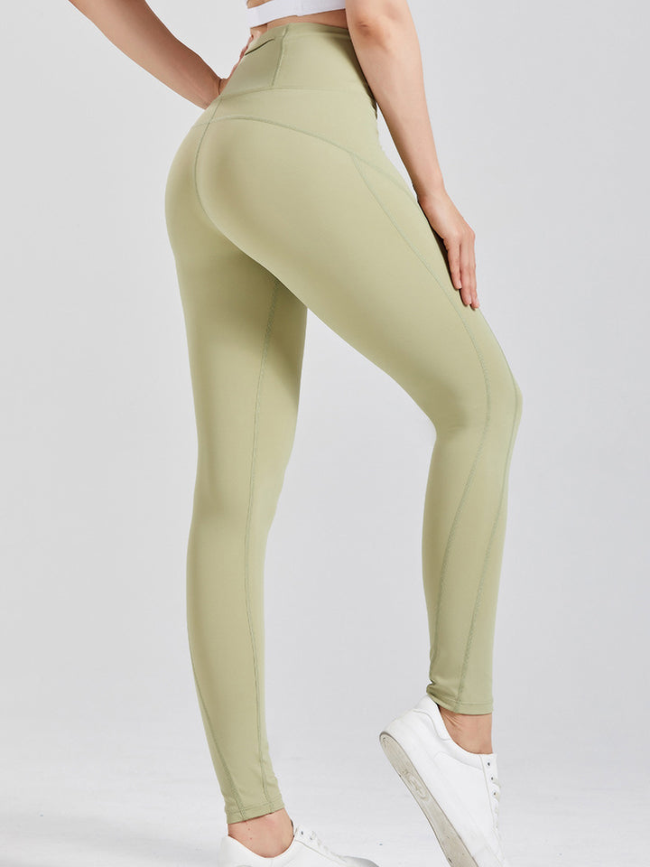 Tropic Pacific Wide Waistband Active Leggings